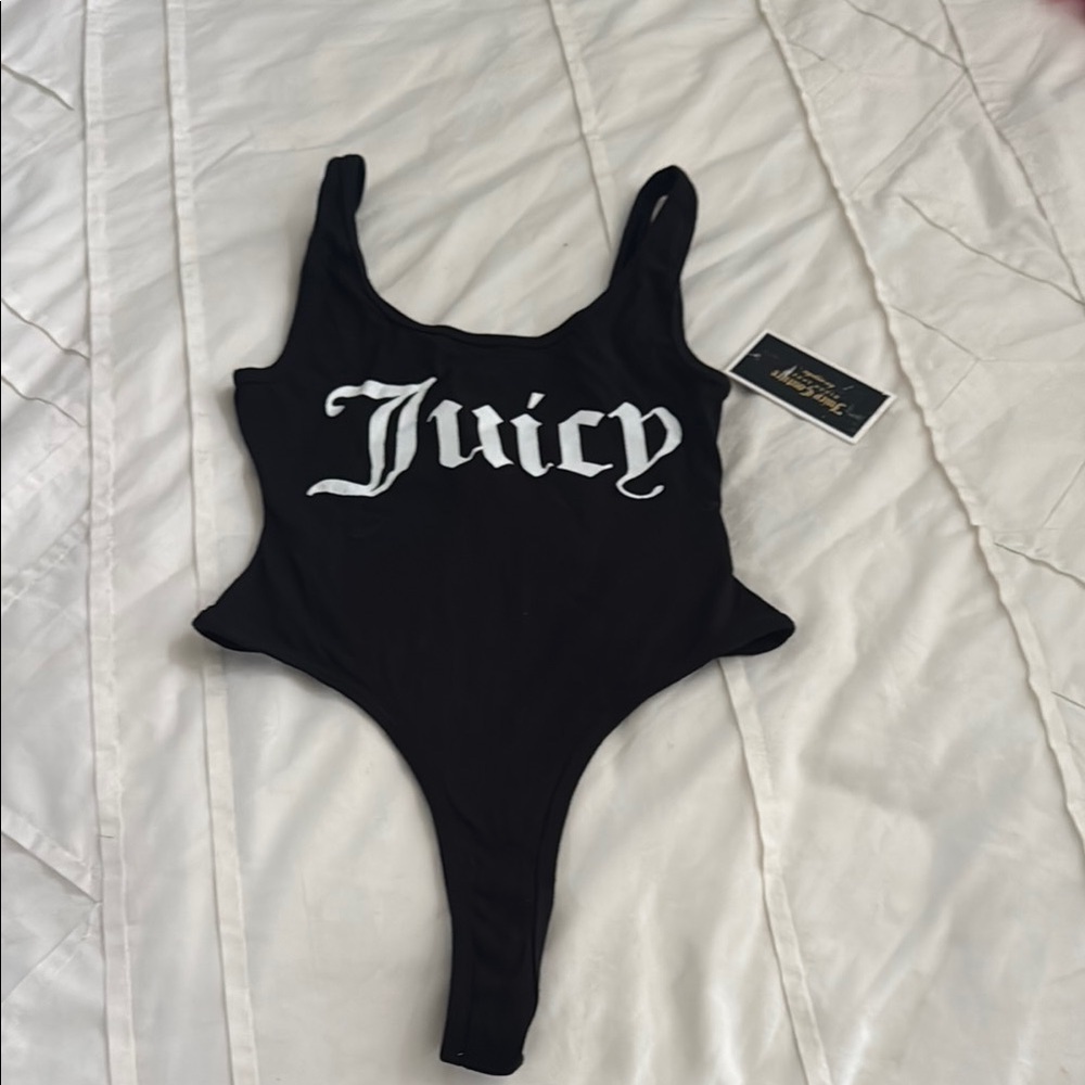 Juicy Couture Black and White Bodysuit